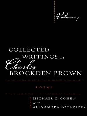 cover image of Collected Writings of Charles Brockden Brown